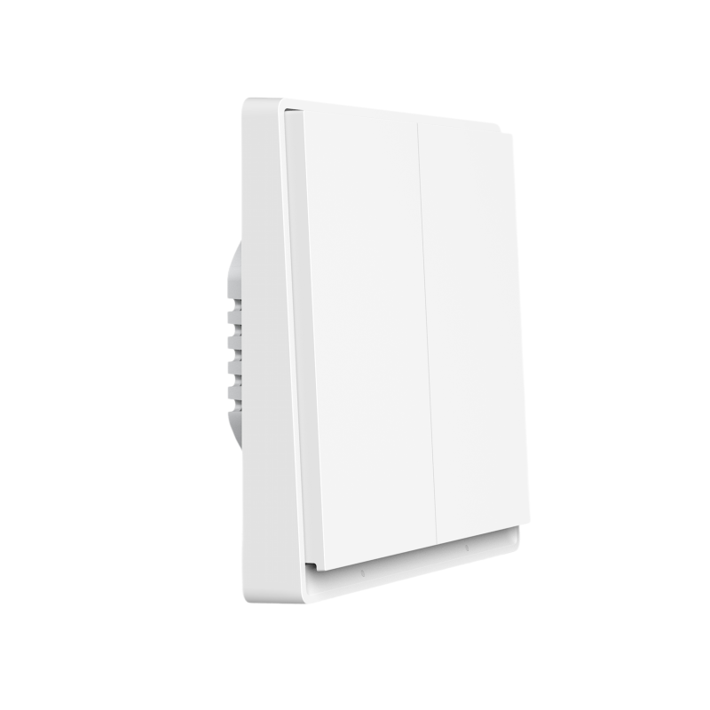 Умный выключатель Aqara Smart wall switch E1 QBKG39LM (No Neutral, Double Rocker)