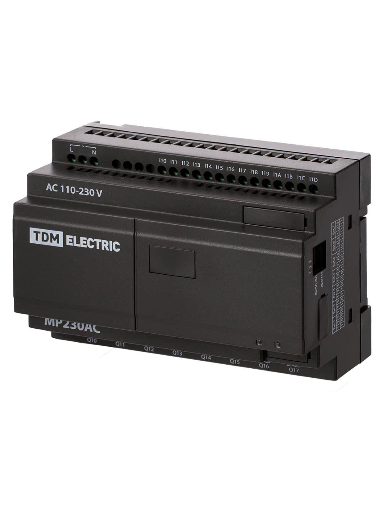 Модуль расширения TDM ELECTRIC SQ0750-0004 МР230AC для ПЛК12A230 (230В AC, 14 входов/8 выходов)