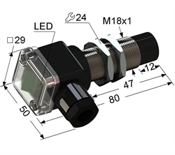 Датчик индуктивный бесконтактный PS2-18M80-15N11-B