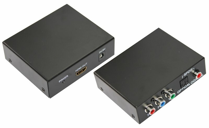 17-6904 ∙ Конвертер YPbPr + SPDIF / Toslink на HDMI, металл REXANT