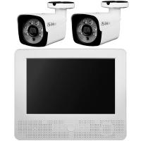 Комплект видеонаблюдения AHD 5Мп Ps-Link KIT-C9502HD 2 камеры для улицы, регистратор с монитором
