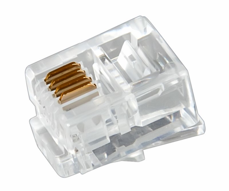 05-1012 ∙ Телефонный разъем RJ-14(6P4C) Rexant ∙ кратно 100 шт