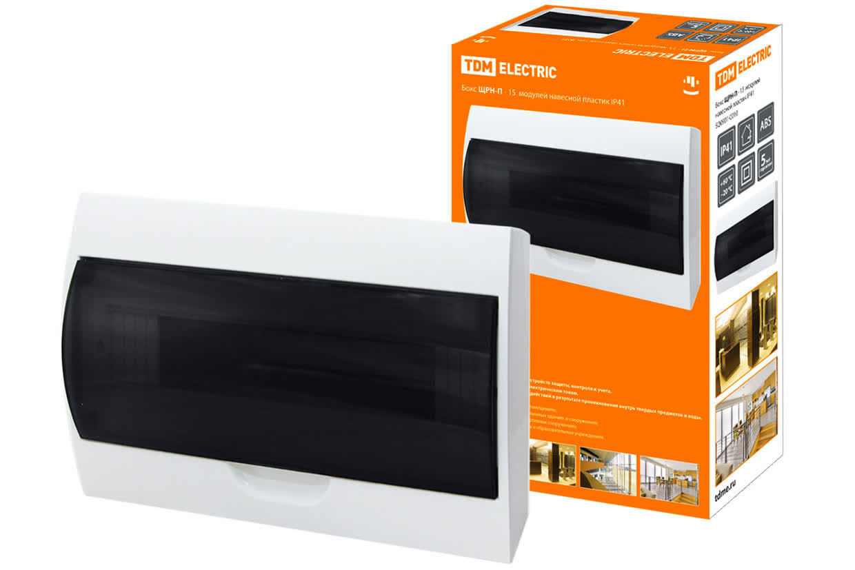 Щит распределительный TDM ELECTRIC SQ0901-0010 ЩРН-П-15