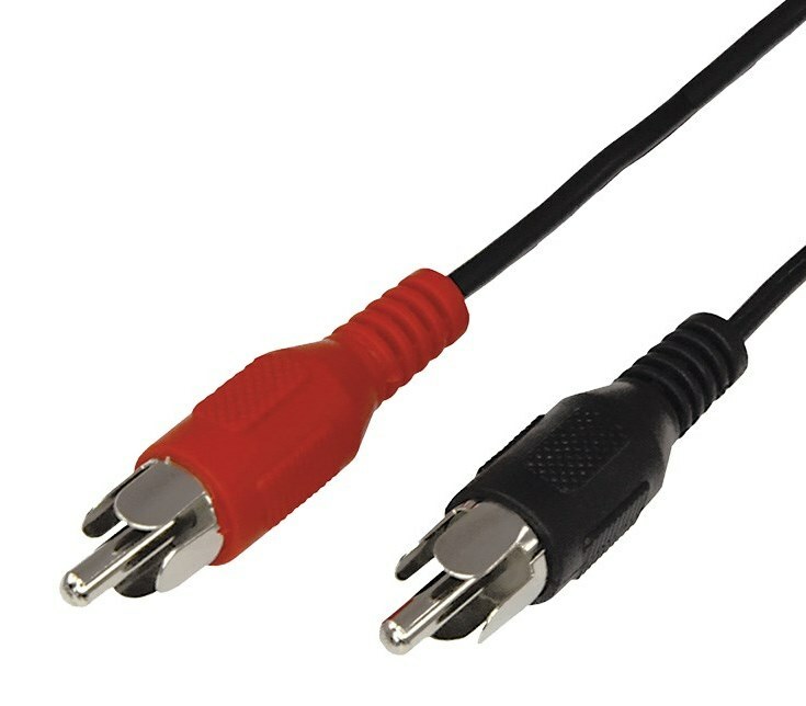Шнур 17-0105 ∙ Шнур REXANT 2 RCA - 2 RCA, 3 м, черный (10 шт./уп.) ∙ кратно 10 шт