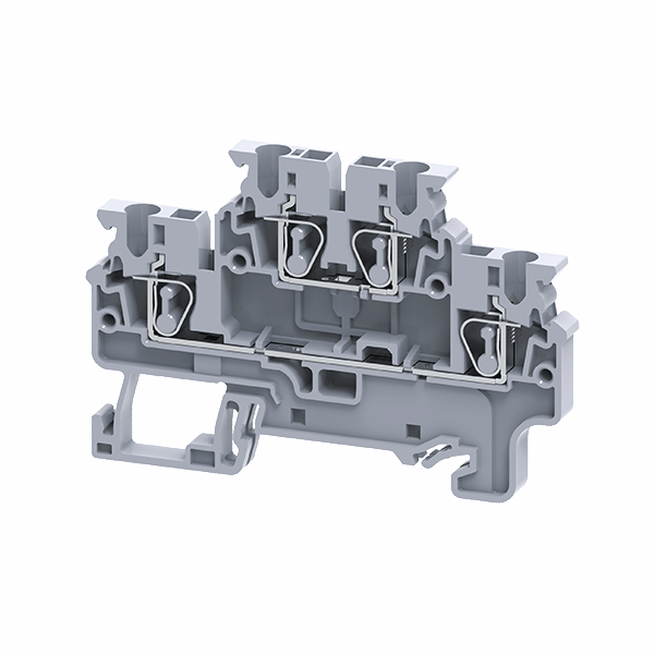 Клемма пружинная КЭАЗ 289719 OptiClip CSC-16-I-76A-(1,5-16)-серый