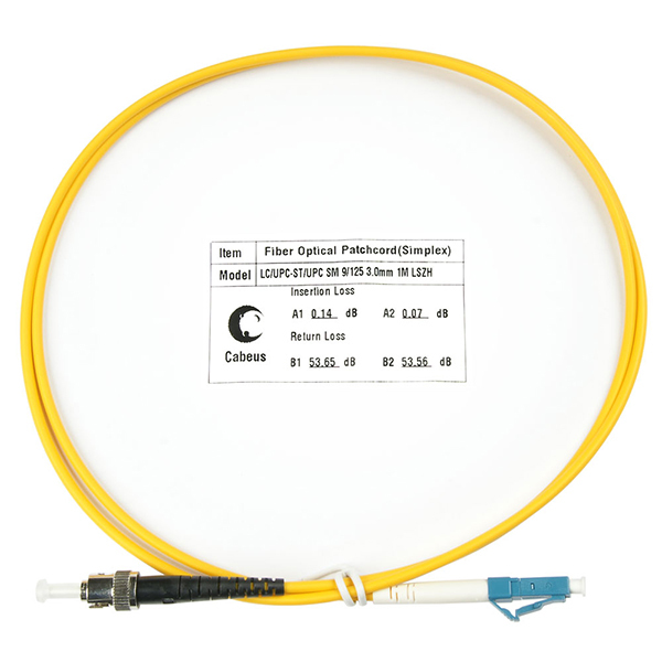 Патч-корд оптический FOP(s)-9-LC-ST-1m (7528c)