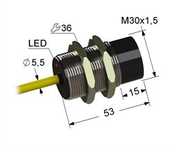 Датчик индуктивный бесконтактный PS2-30M53-15N51-K