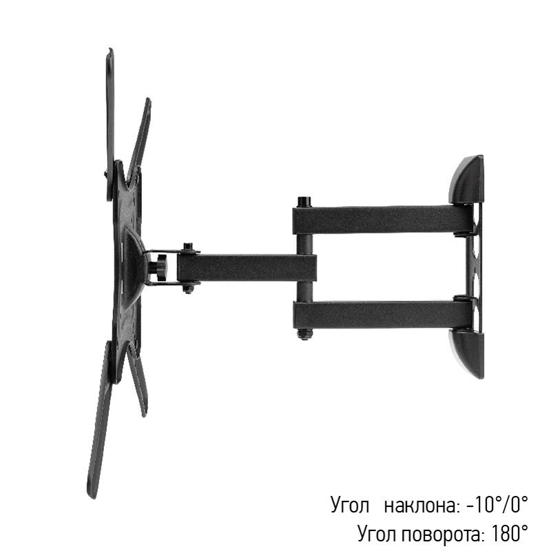 38-0080 ∙ Кронштейн для телевизора 17"-55", наклонно-поворотный REXANT