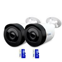 Комплект видеонаблюдения WIFI 3Мп Ps-Link KIT-XMG302-WIFI 2 камеры с картами памяти 32Гб
