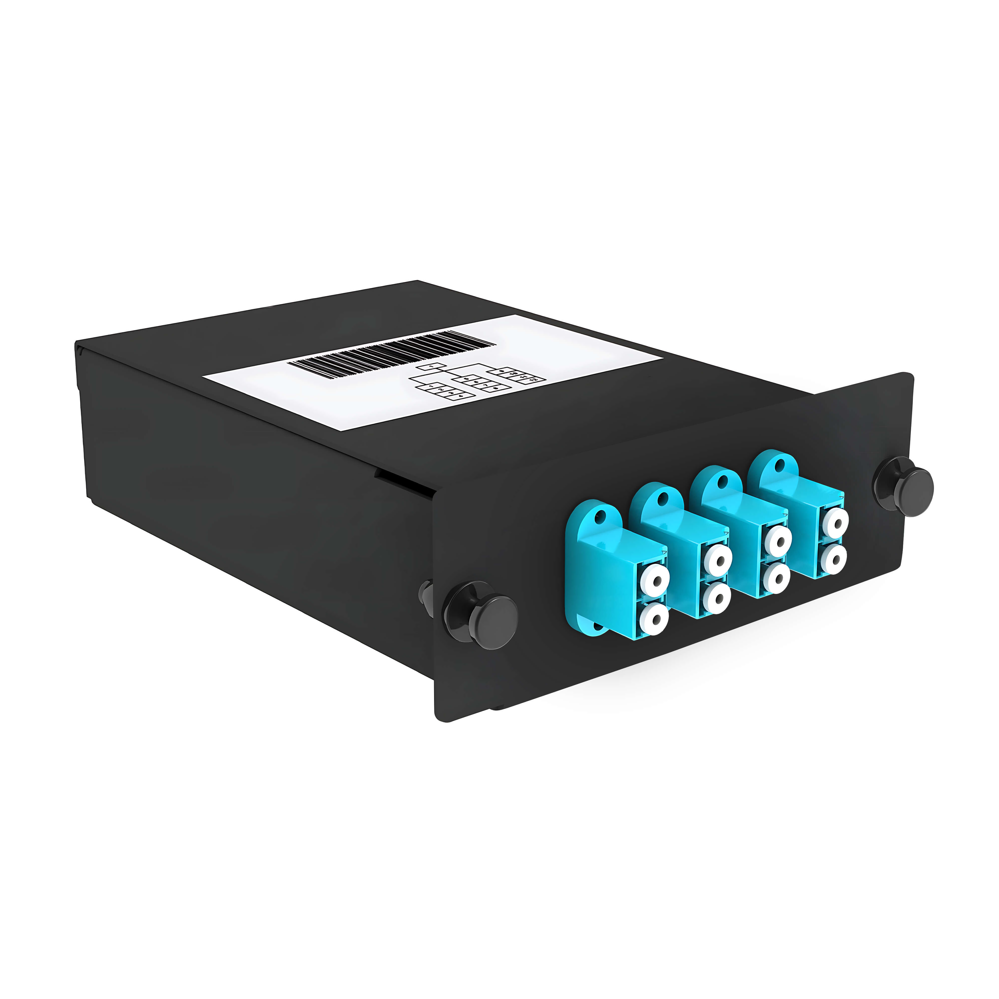 FO-OM3-1x8MPO(m)/U-8xLC/U-А-BK (11988c)