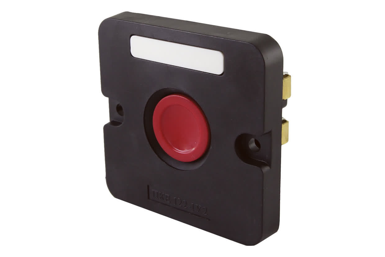 Пост кнопочный TDM ELECTRIC SQ0742-0004 ПКЕ 112-1 У3, красный гриб, IP40