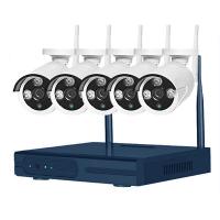 Комплект видеонаблюдения WIFI 3Мп Ps-Link C305W 5 камер для улицы, беспроводное подключение