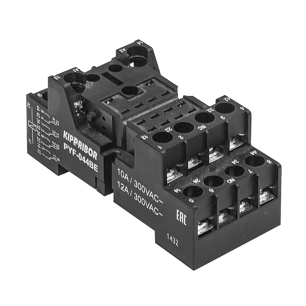 Колодка монтажная PYF-044BE