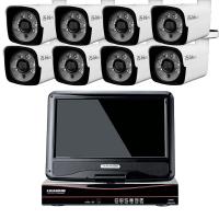 Комплект видеонаблюдения AHD 5Мп Ps-Link KIT-C9508HD 8 камер для улицы, регистратор с монитором