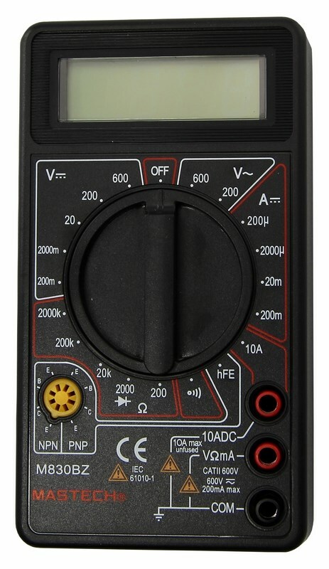 Мультиметр 13-2002 ∙ Портативный мультиметр M830BZ MASTECH
