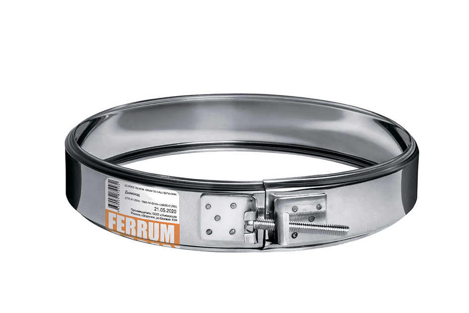 Хомут обжимной FERRUM Хомут обжимной (430/0,5 мм) Ф300