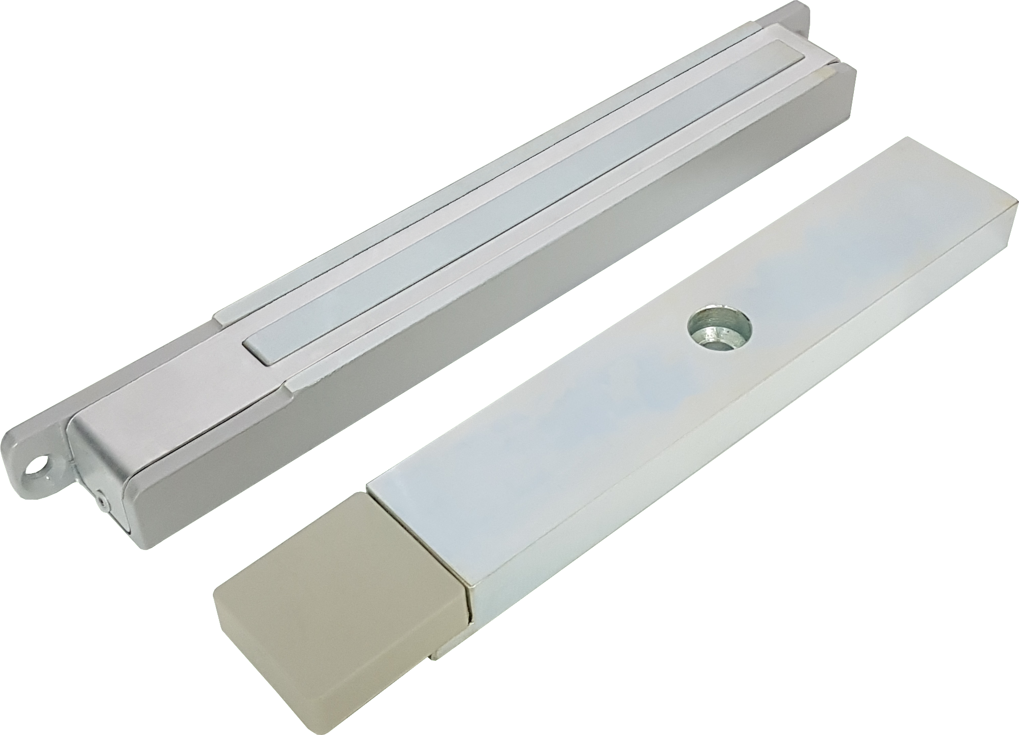 Замок электромагнитный AL-200-24V PRemium (серый)