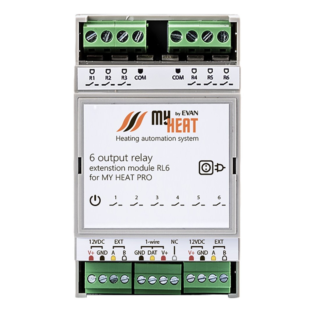 Блок расширения реле MyHeat RL6