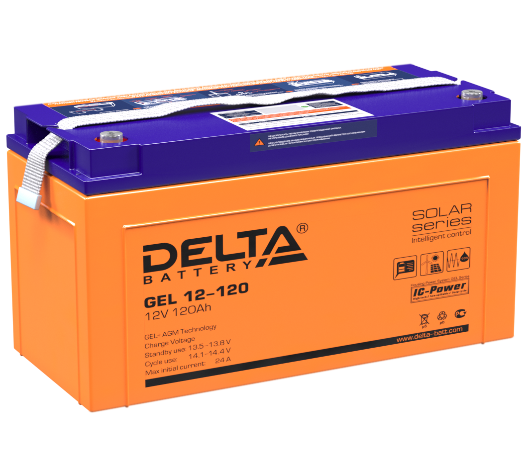 GEL 12-120 ∙ Аккумулятор 12В 120 А∙ч