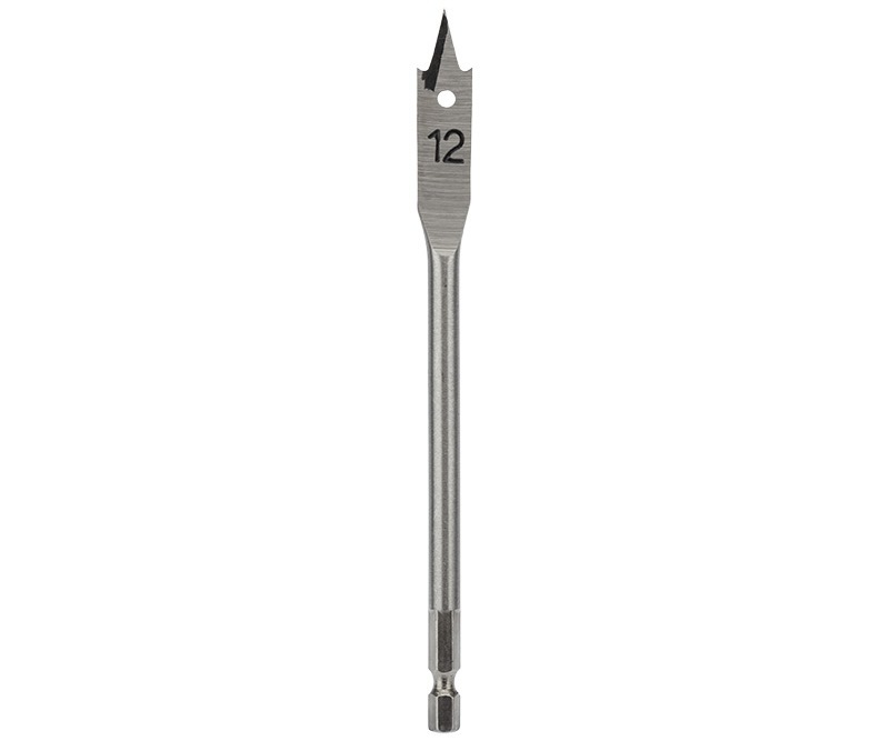 KR-91-0663 ∙ Сверло перовое по дереву 12х152 мм (шестигранный хвостовик) Kranz