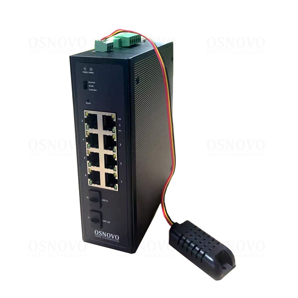 Коммутатор промышленный SW-80802-IM(port 90W,360W)