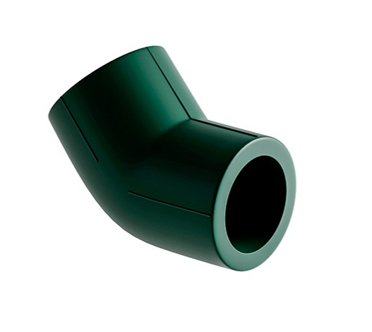 Отвод (уголок 45°) SLTFYBF275GR Отвод SLT BLOCKFIRE PP-R 45° 75 уголок