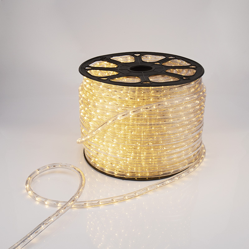 121-126 ∙ Дюралайт LED, постоянное свечение (2W) - ТЕПЛЫЙ БЕЛЫЙ, 36 LED/м, бухта 100м ∙ кратно 100 м