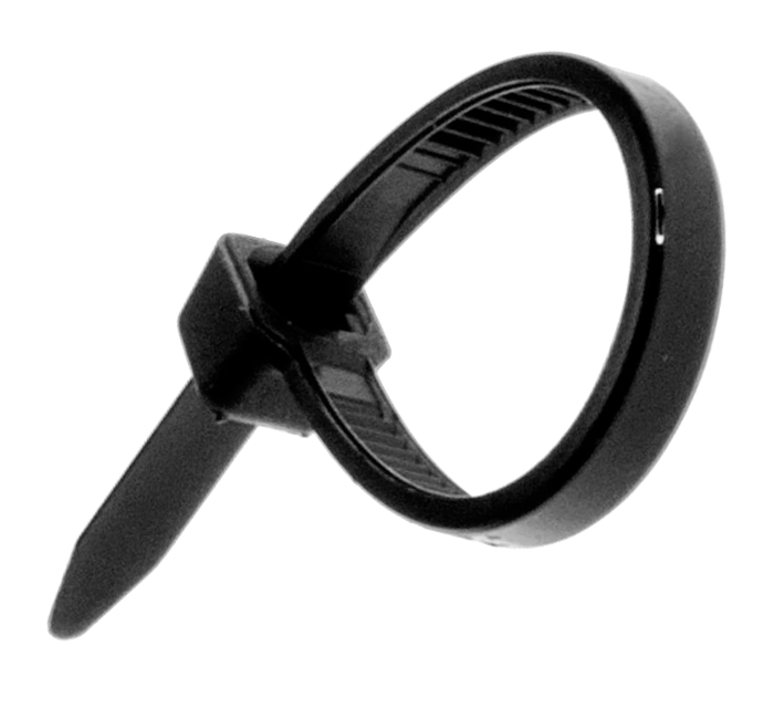 Стяжка Хомут nylon 100x2,5 мм 100 шт. чёрный Tantos