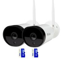 Комплект видеонаблюдения WIFI 3Мп Ps-Link KIT-XMJ302-WIFI 2 камеры с картами памяти 32Гб