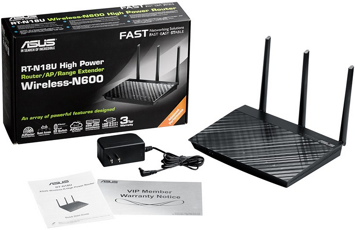Маршрутизатор Wi-Fi ASUS RT-N18U