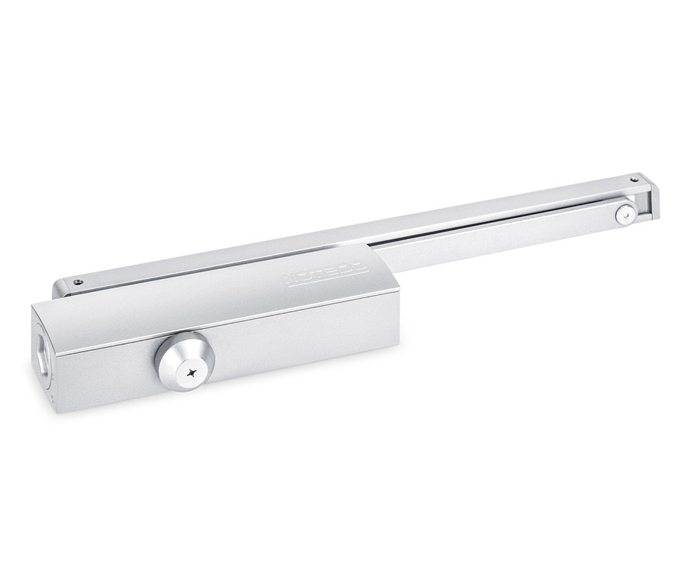 Доводчик дверной DC-025-095 SL+HO+DA+BC PRO (серебро)