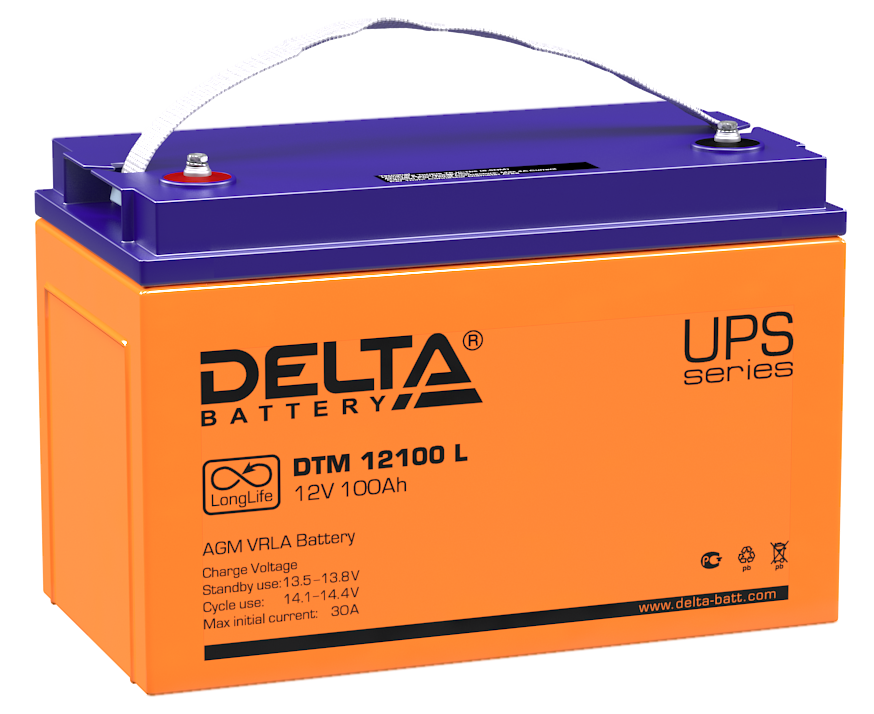 DTM 12100 L ∙ Аккумулятор 12В 100 А∙ч