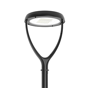 Светильник светодиодный уличный VARTON V1-S0-9IA01-07L73-6604040 Светодиодный светильник VARTON IONIK Astra парк  40 Вт Urban 4000К IP66 RAL9005 черный