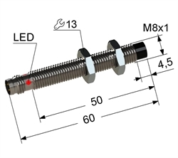 Датчик индуктивный бесконтактный PS2-08M60-6N31-C3