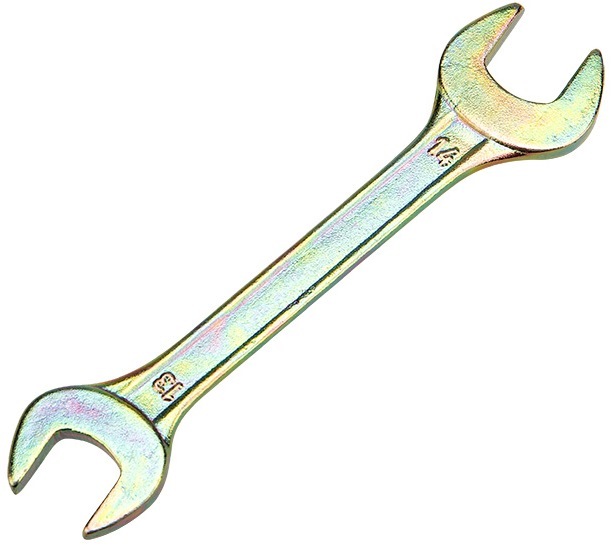 Ключ 12-5827-2 ∙ Ключ рожковый REXANT 13х14 мм, желтый цинк