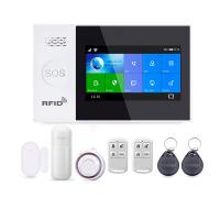 Охранная сигнализация WIFI/GSM Ps-Link WG107T для дома и офиса, до 100 беспроводных датчиков, сенсорная панель 11см