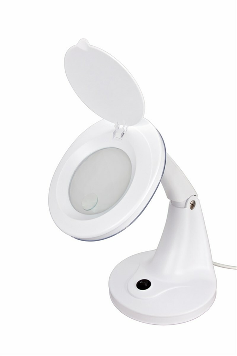 Лупа 31-0245 ∙ Лупа настольная 3D+12D REXANT с подсветкой 48 LED, белая