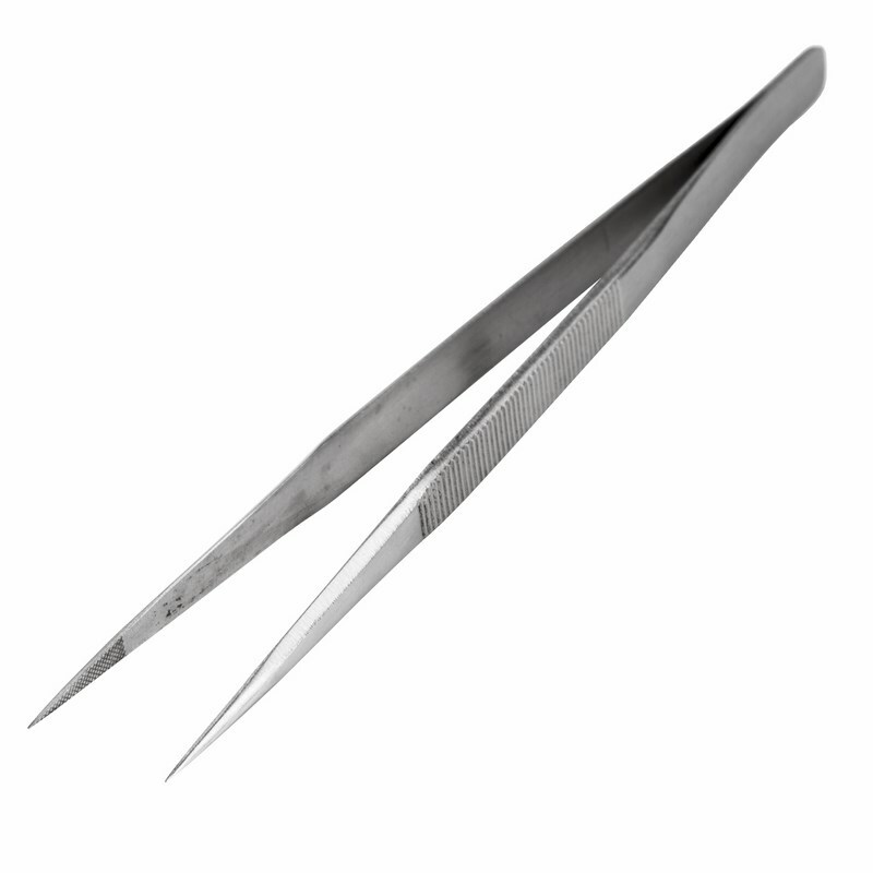 Пинцет 12-0381 ∙ Пинцет прямой 160 мм (блистер) REXANT