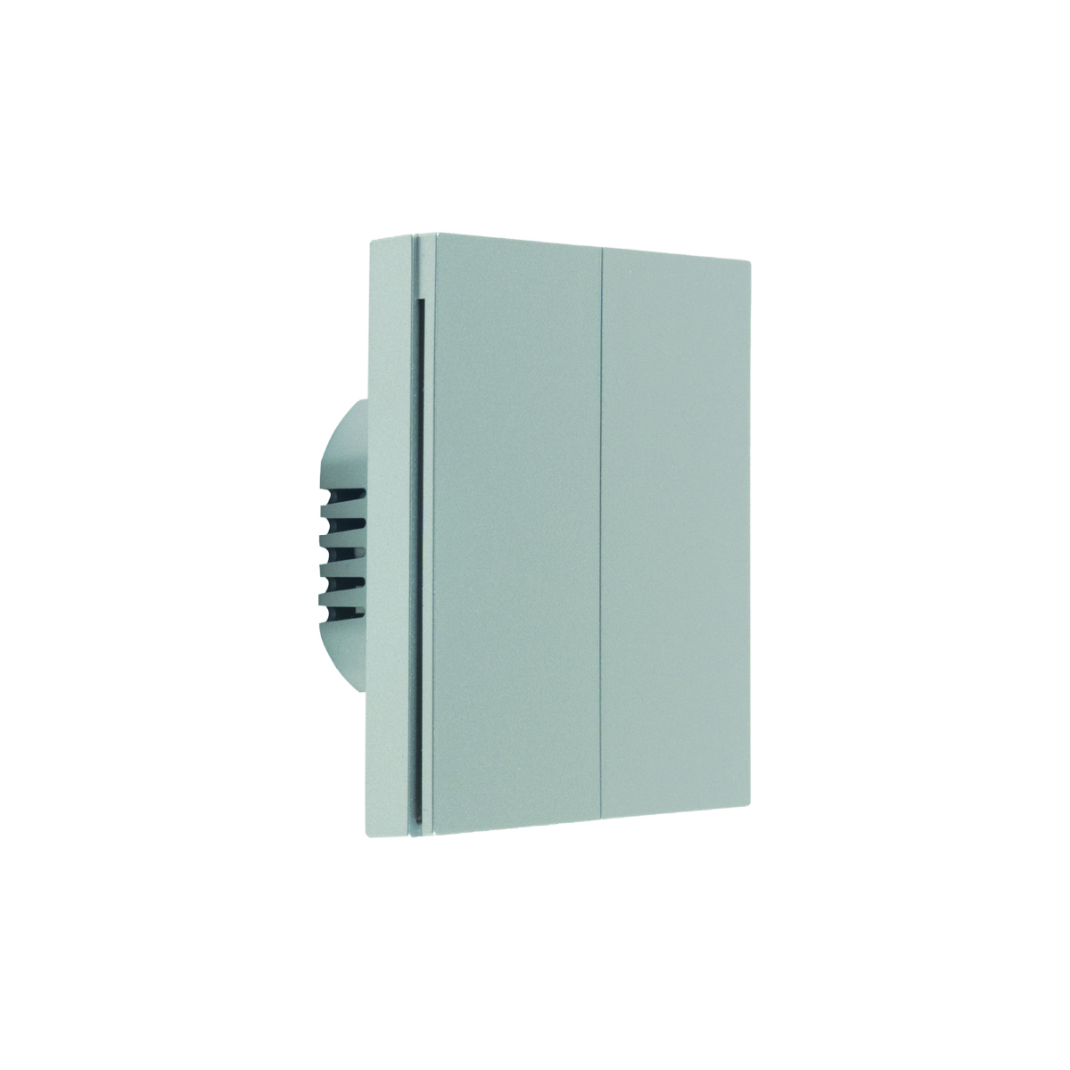 Выключатель беспроводной Aqara Smart Wall Switch H1 EU WS-EUK04 (With Neutral, Double Rocker) серый