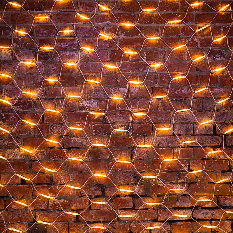 217-146 ∙ Гирлянда "Сеть" 2x3м, белый КАУЧУК, 432 LED ТЕПЛЫЙ БЕЛЫЙ
