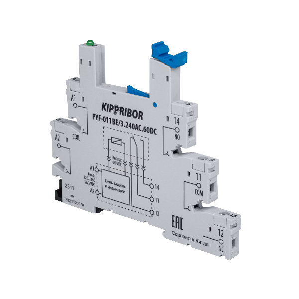 Колодка монтажная PYF-011BE/3.240AC.60DC