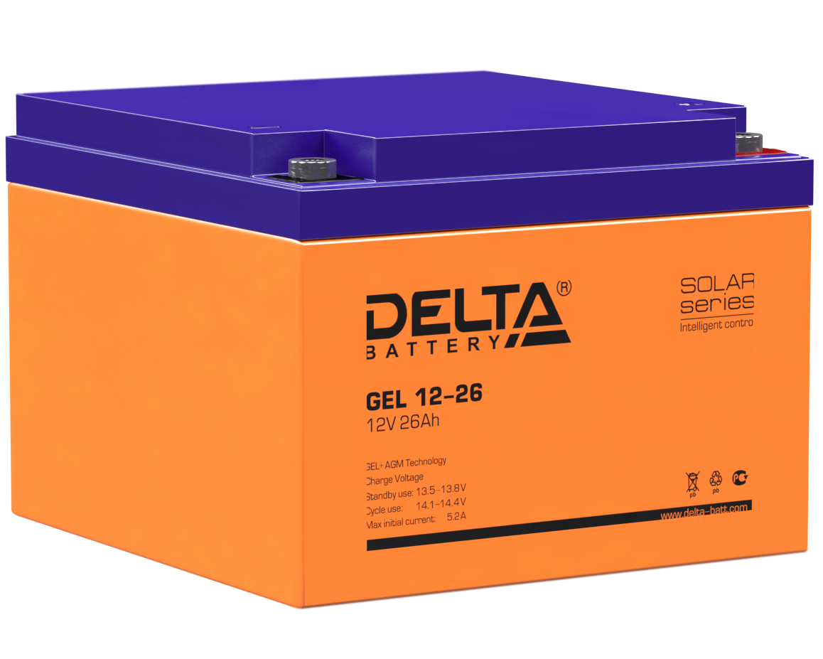 GEL 12-26 ∙ Аккумулятор 12В 26 А∙ч