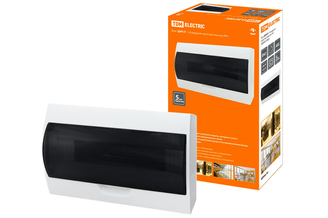 Щит распределительный TDM ELECTRIC SQ0901-0005 ЩРН-П-18