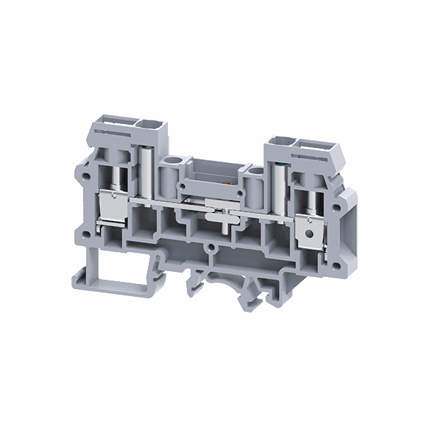 Клемма винтовая КЭАЗ 289799 OptiClip CDS-6-T-I-41A-(0,2-6)-серый